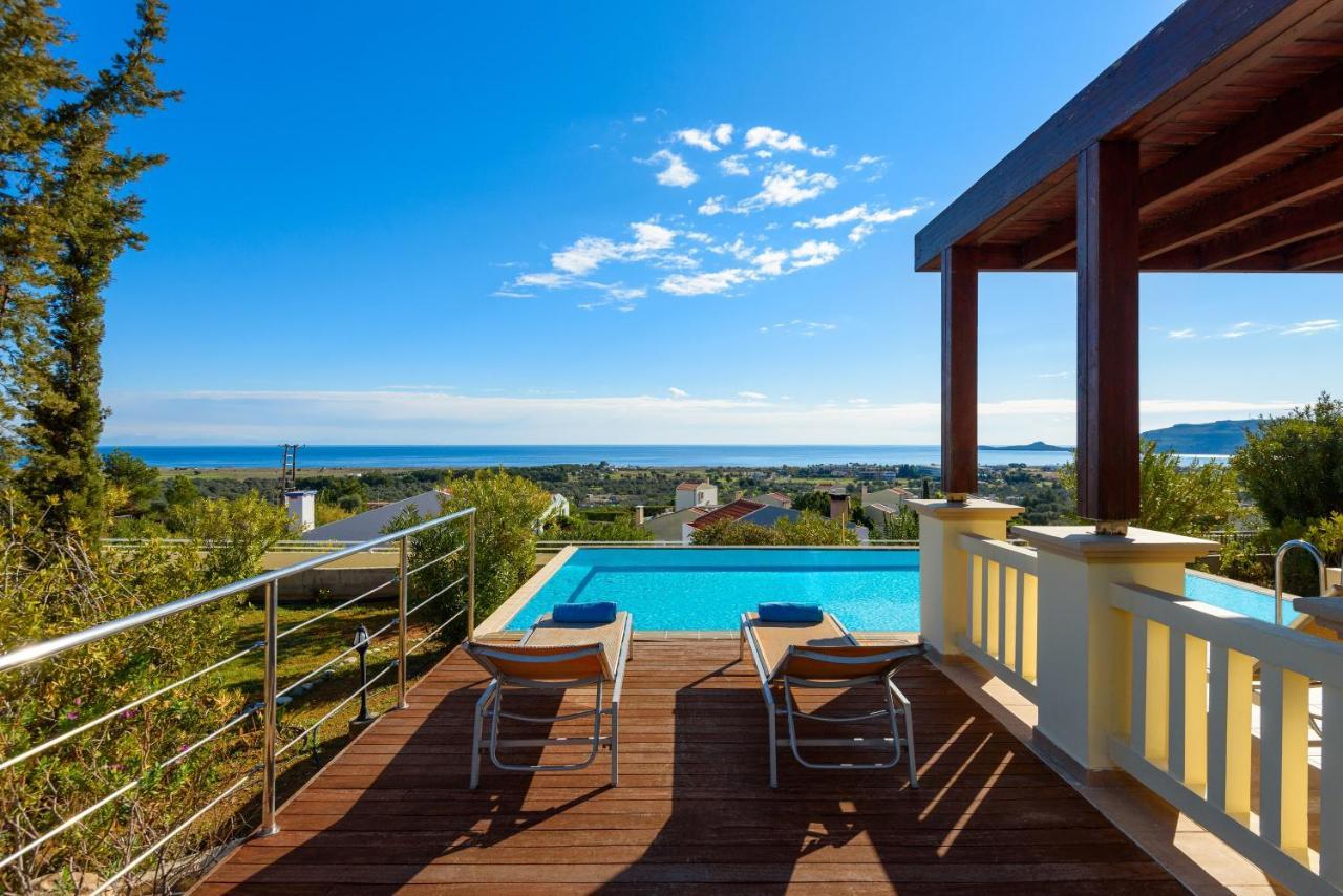 Aegean Blue Villa'S กาลาธอส ภายนอก รูปภาพ