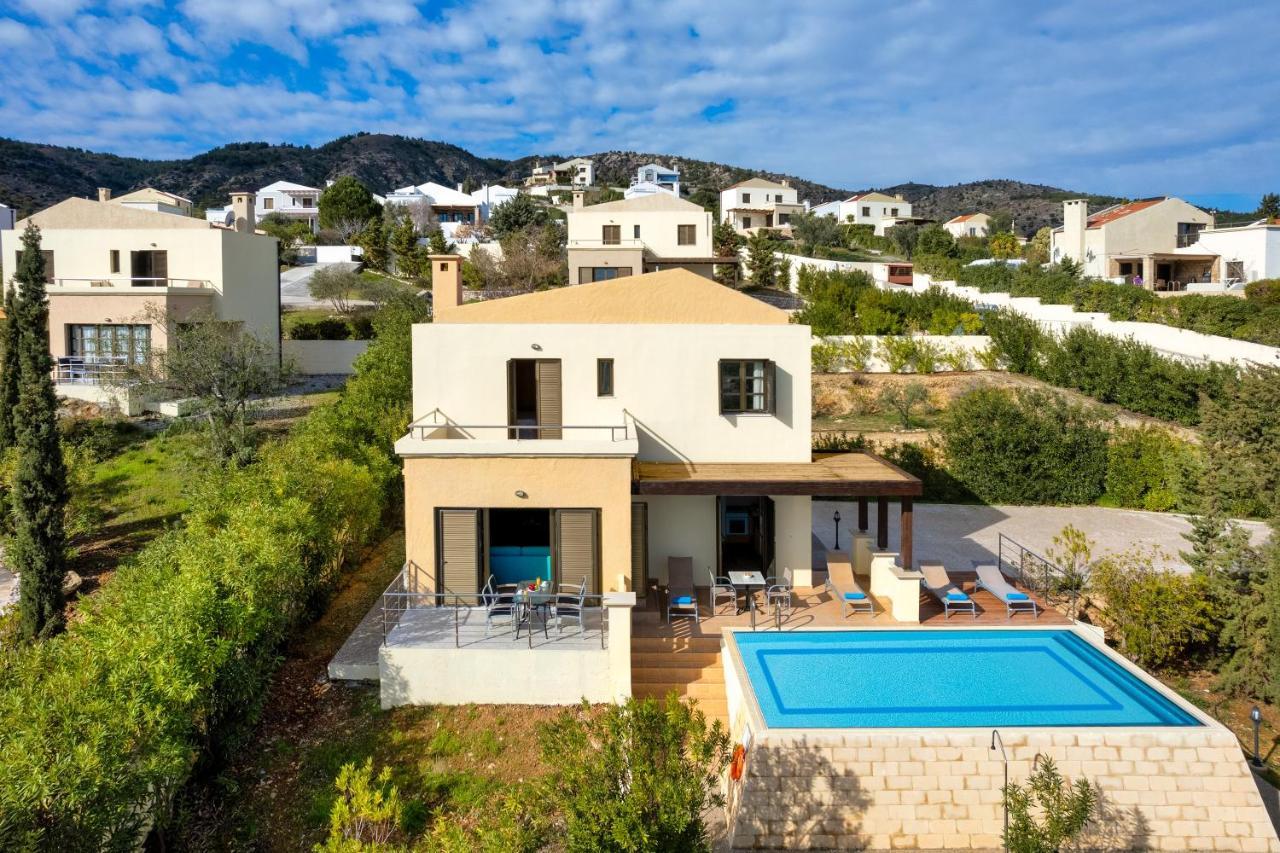 Aegean Blue Villa'S กาลาธอส ภายนอก รูปภาพ