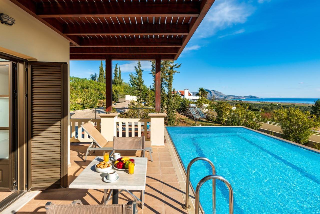 Aegean Blue Villa'S กาลาธอส ภายนอก รูปภาพ