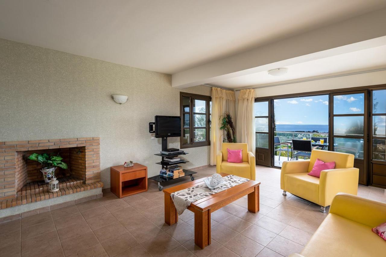 Aegean Blue Villa'S กาลาธอส ภายนอก รูปภาพ