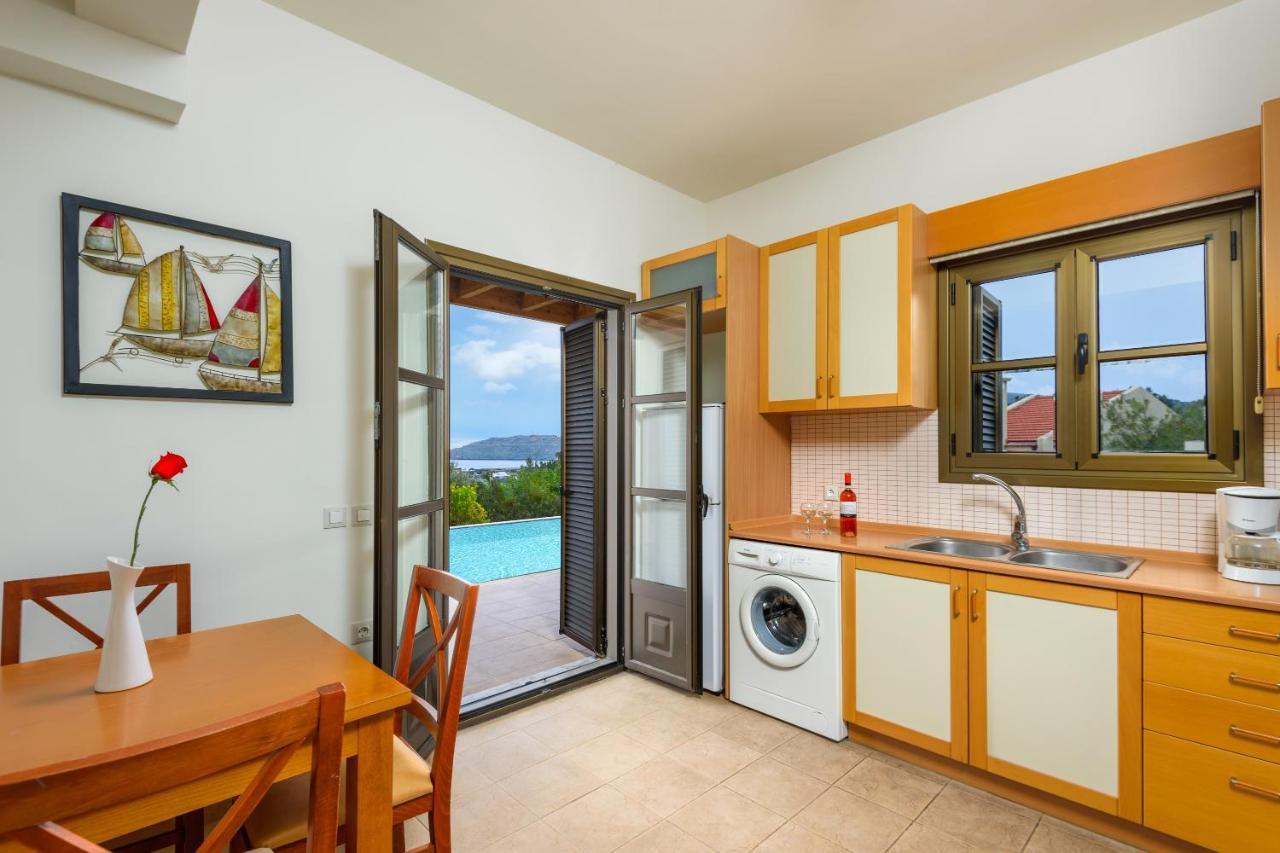 Aegean Blue Villa'S กาลาธอส ภายนอก รูปภาพ