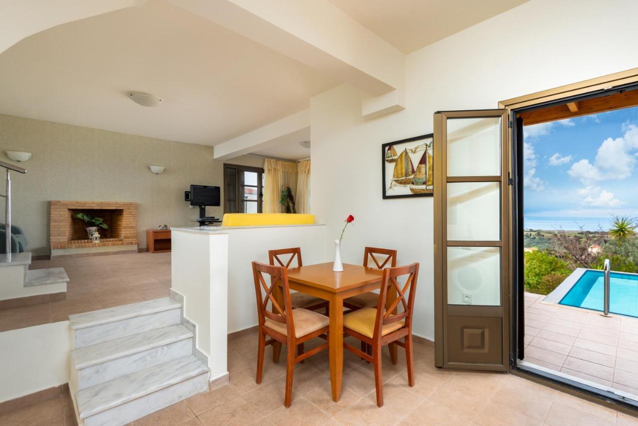 Aegean Blue Villa'S กาลาธอส ภายนอก รูปภาพ